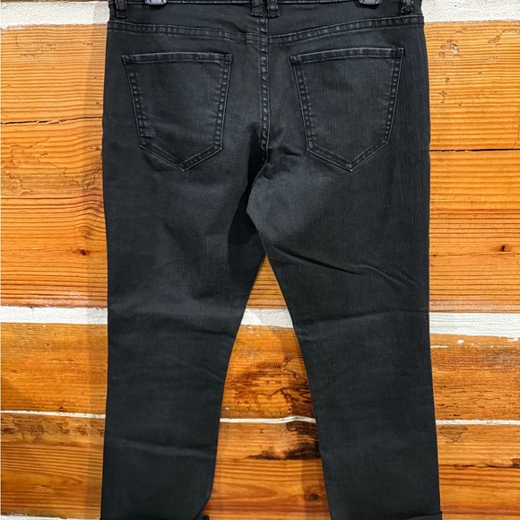 Black low rise Bootcut Women Jeans - Picture 5 of 5